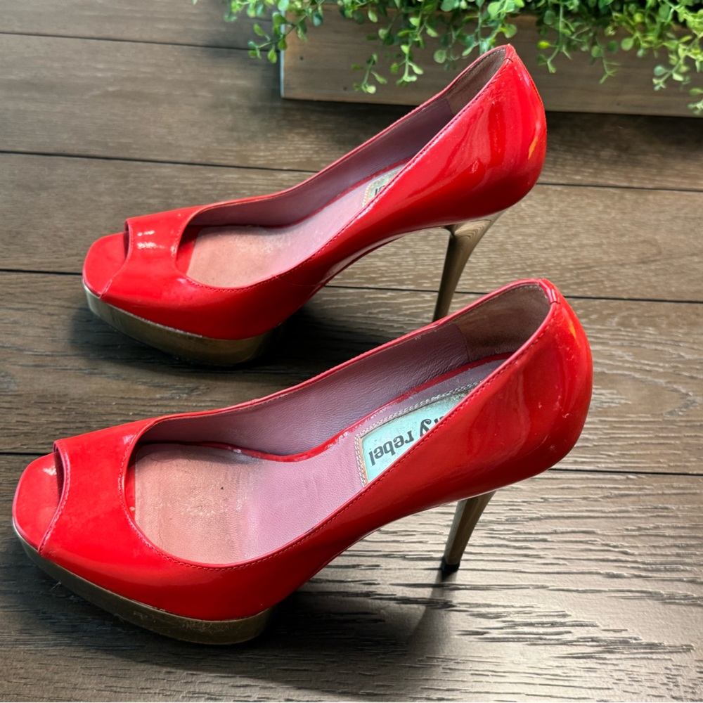 Luxury Rebel Bold Red Heels